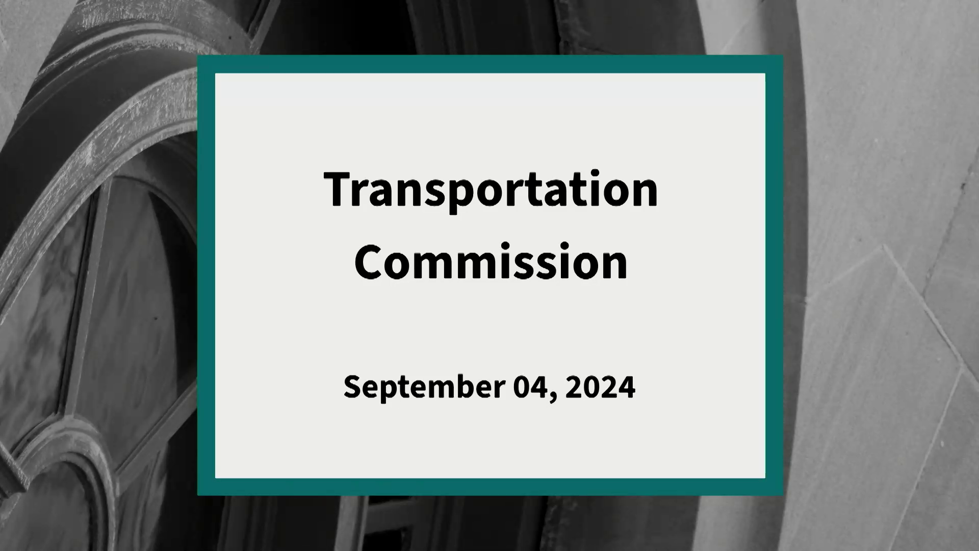 Thumbnail image for Transportation Commission: Meeting of September 4, 2024