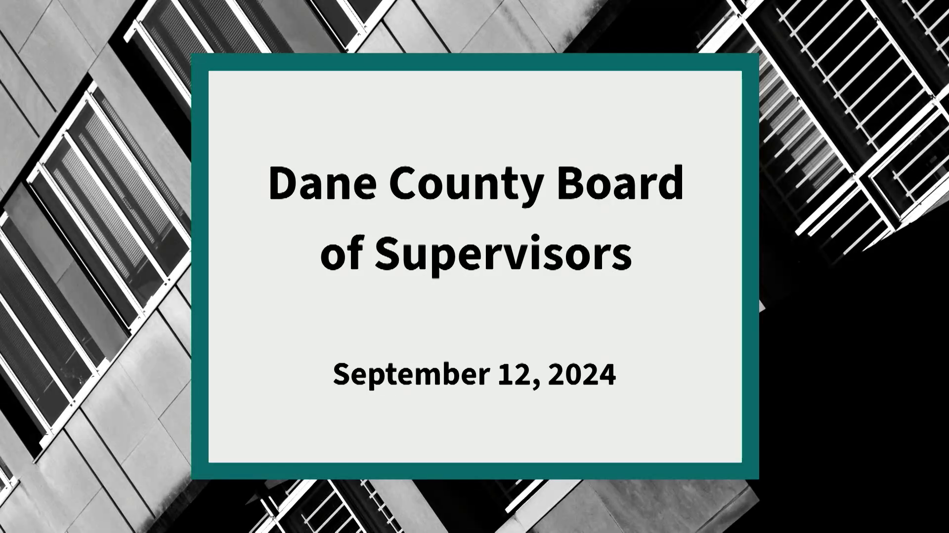 Thumbnail image for Dane County Board: Meeting of September 12, 2024