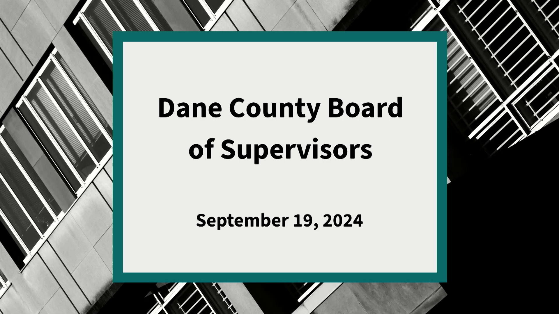 Thumbnail image for Dane County Board: Meeting of September 19, 2024
