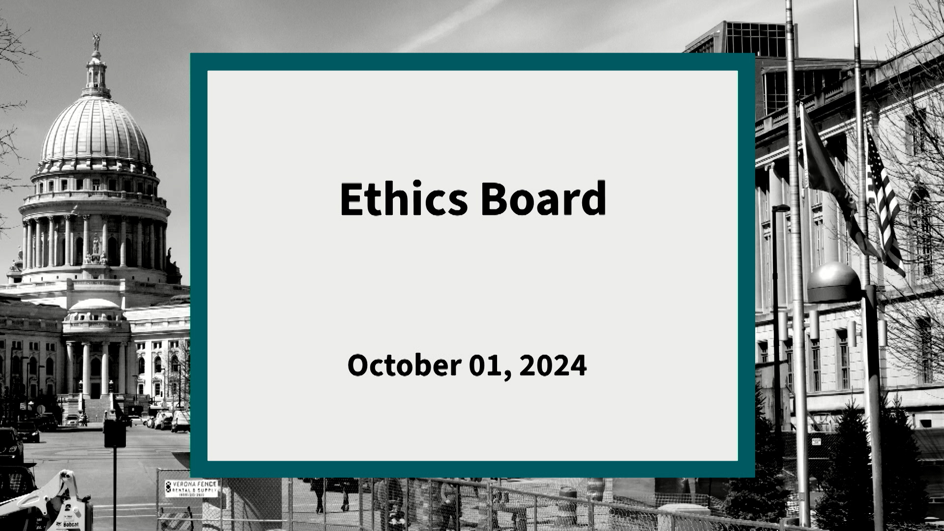 Thumbnail image for City of Madison Ethics Board Meeting of October 1, 2024