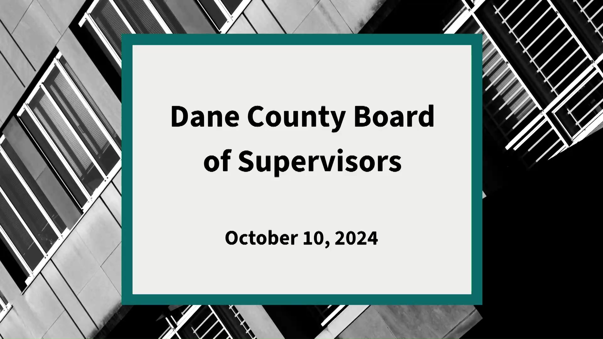 Thumbnail image for Dane County Board: Meeting of October 10, 2024