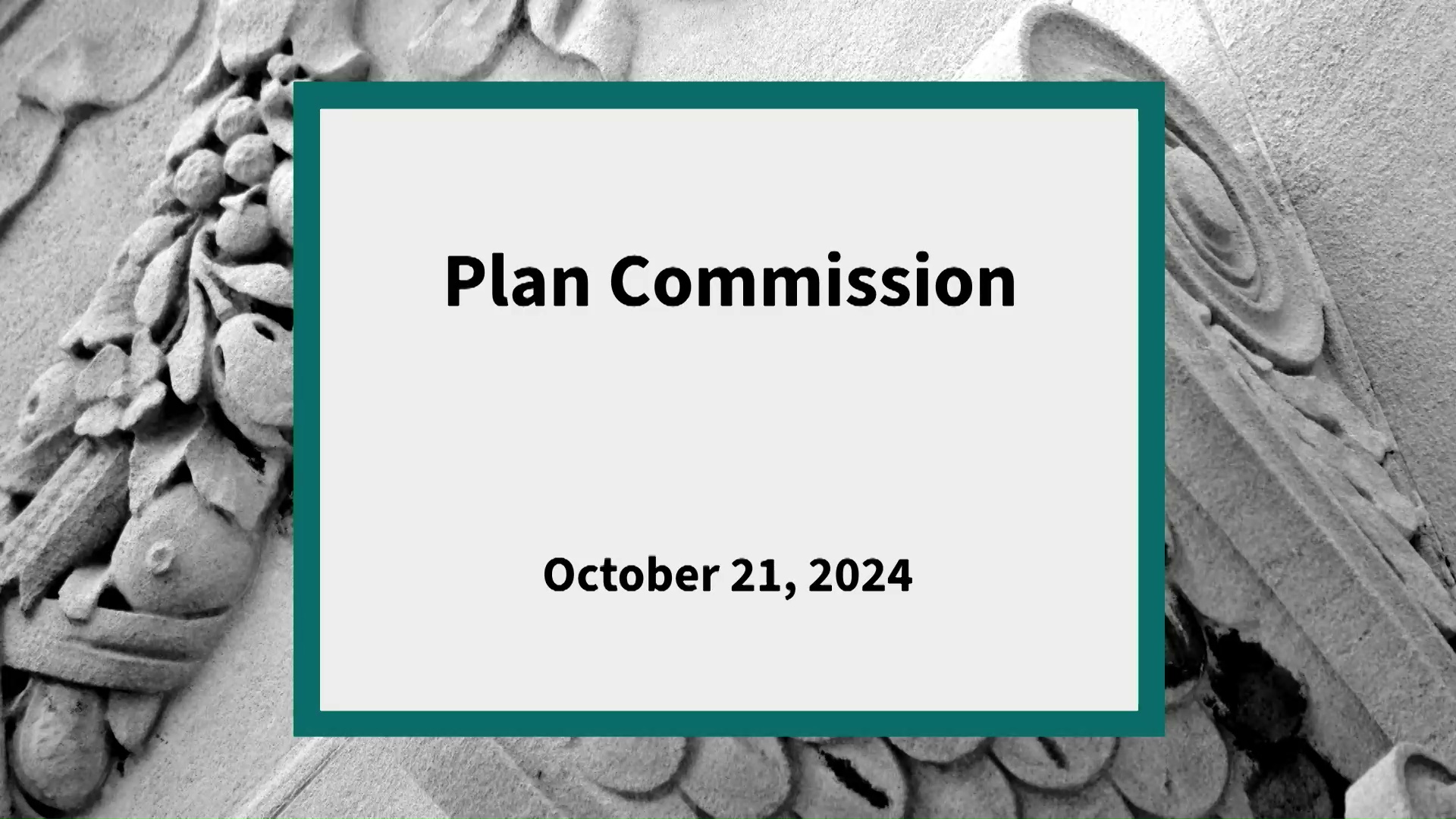 Thumbnail image for Plan Commission: Meeting of October 21, 2024
