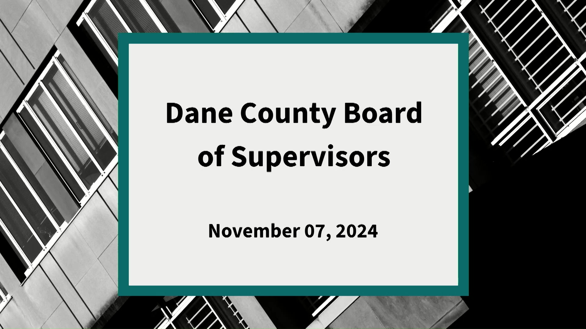 Thumbnail image for Dane County Board: Meeting of November 7, 2024