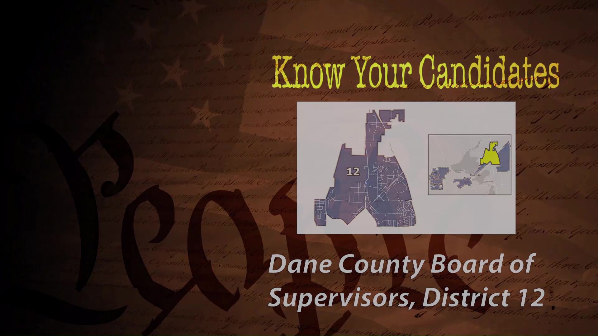 Know Your Candidates: Dane County Supervisor District 12: Otis Harris Jr.