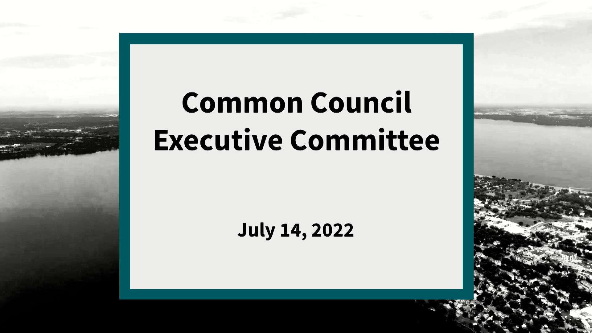 Thumbnail image for Common Council Executive Committee: Meeting of July 14, 2022